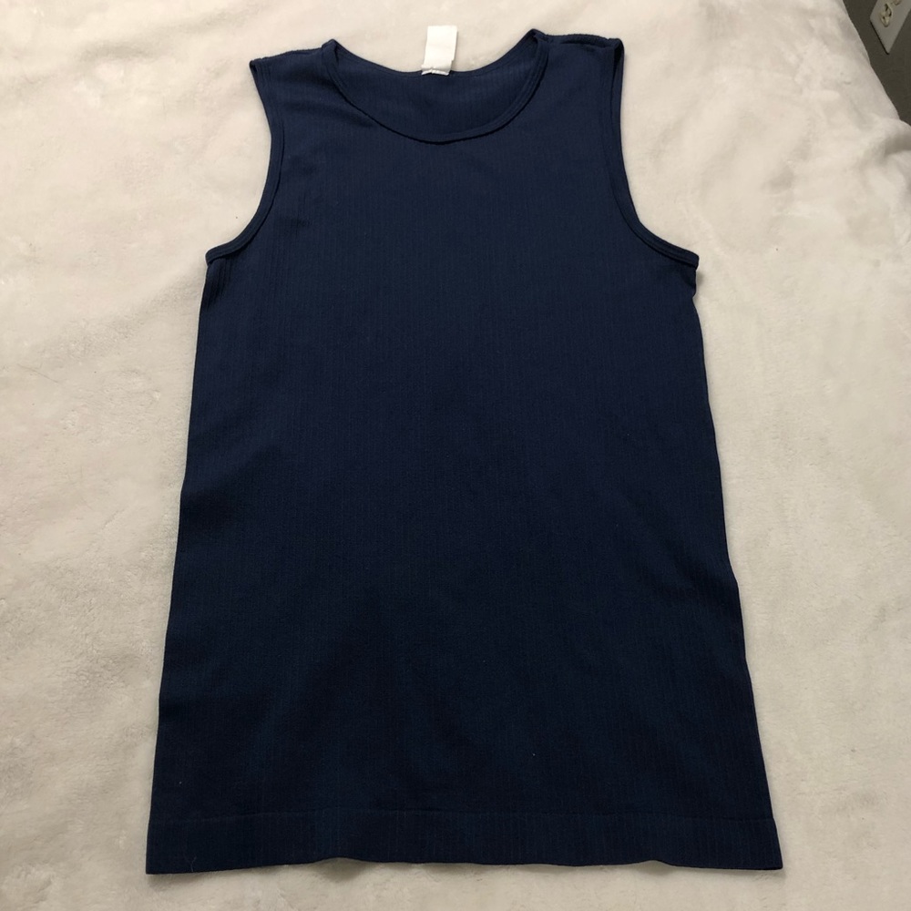 Zyia Women’s Navy Blue Stretch Tank Size M